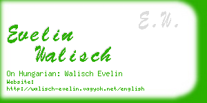 evelin walisch business card